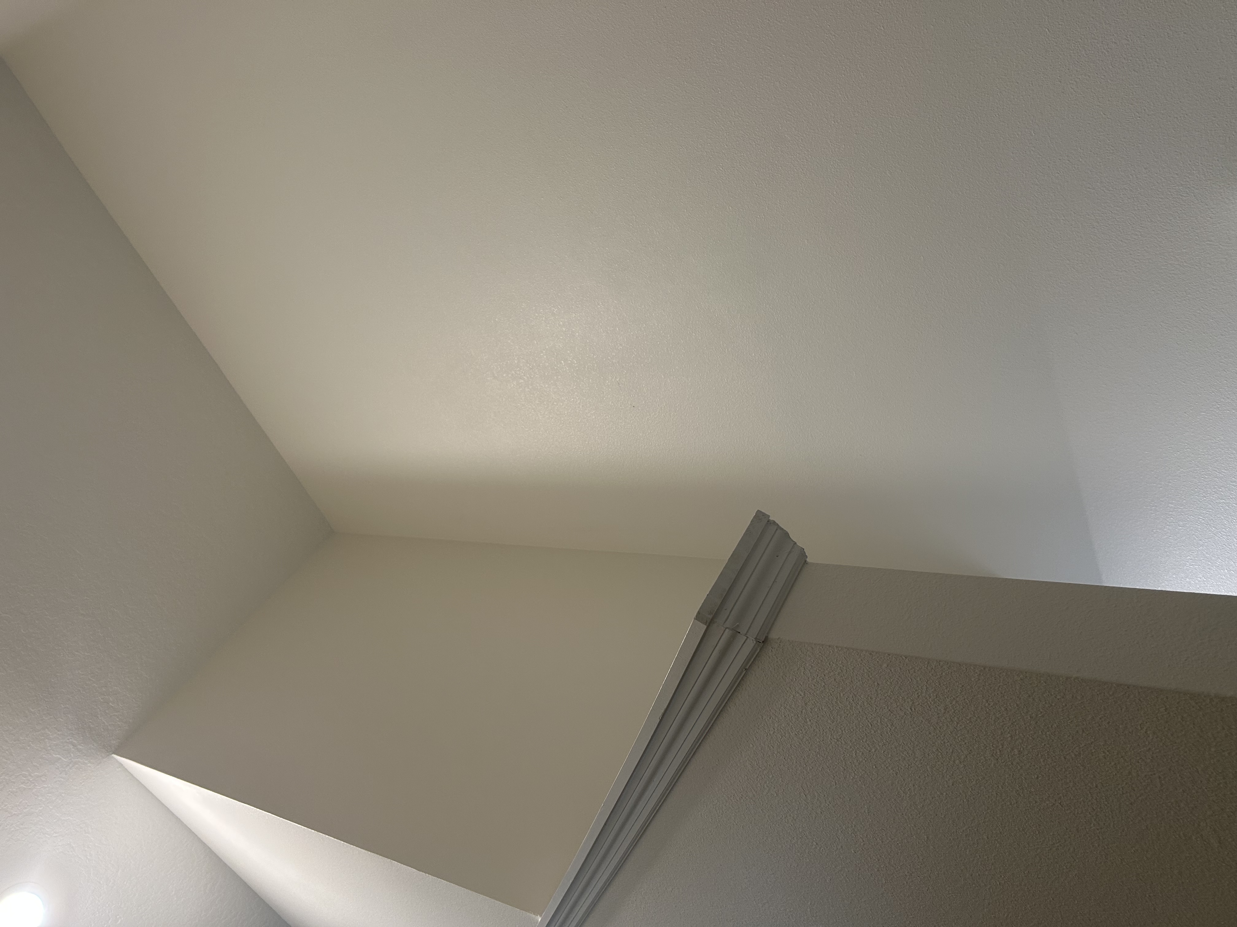 Stairway painting before